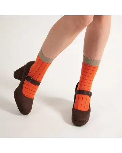 Women PEPER HAROW Dash Womens Socks - Orange £13.00