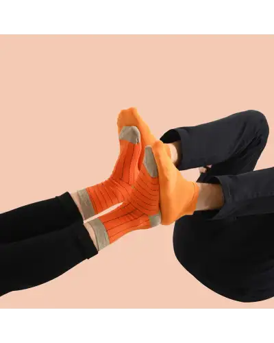Women PEPER HAROW Dash Womens Socks - Orange £13.00