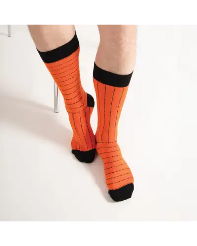 Men PEPER HAROW Dash Mens Socks - Orange £14.00