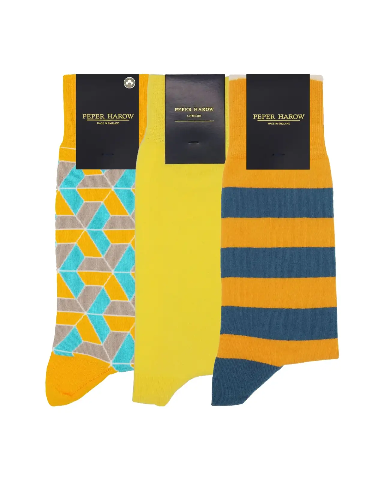 Men PEPER HAROW MenS Socks Bundle - Yellow £45.00