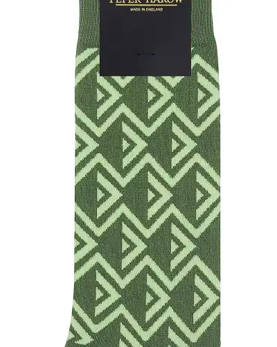Men PEPER HAROW Camden Mens Socks - Green £17.00