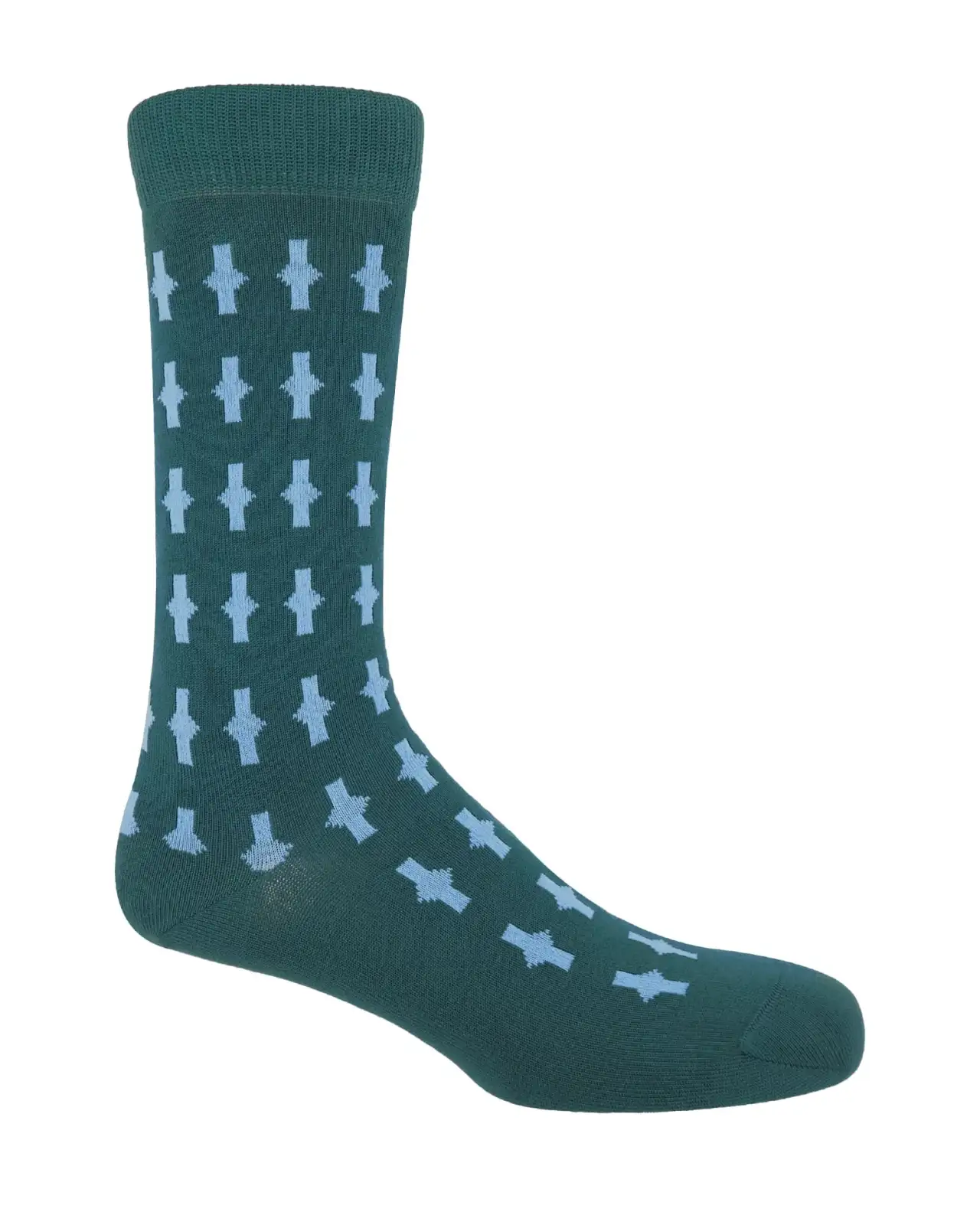 Men PEPER HAROW Eton Mens Socks - Teal £16.00