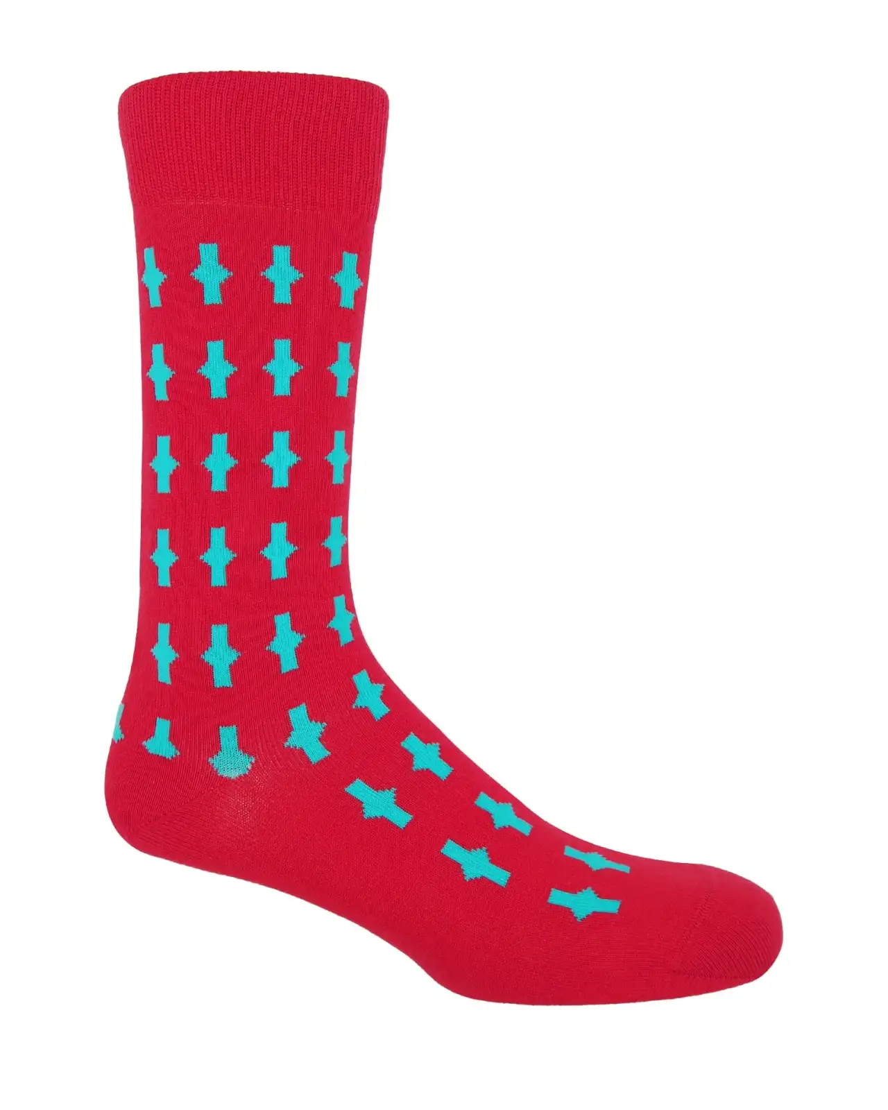 Men PEPER HAROW Eton Mens Socks - Red £16.00