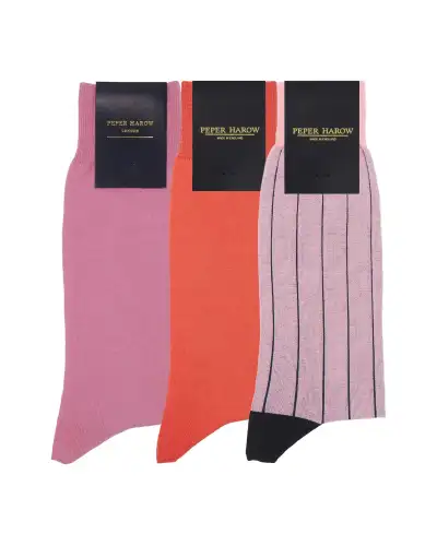 Men PEPER HAROW Mens Socks Bundle - Light Pink £44.00