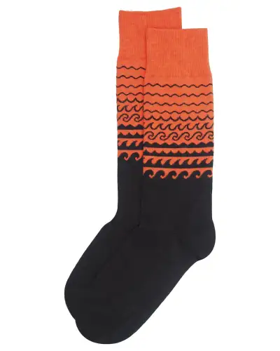 Men PEPER HAROW Wave Mens Socks - Orange £17.00