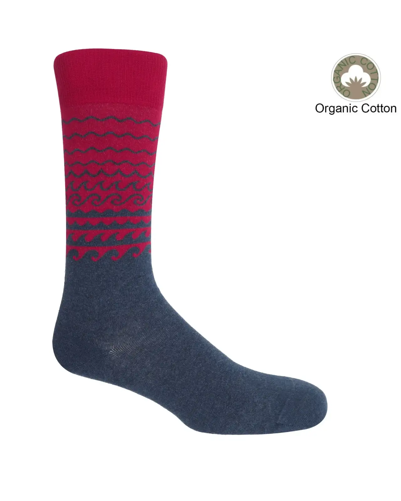 Men PEPER HAROW Wave Mens Socks - Red £17.00