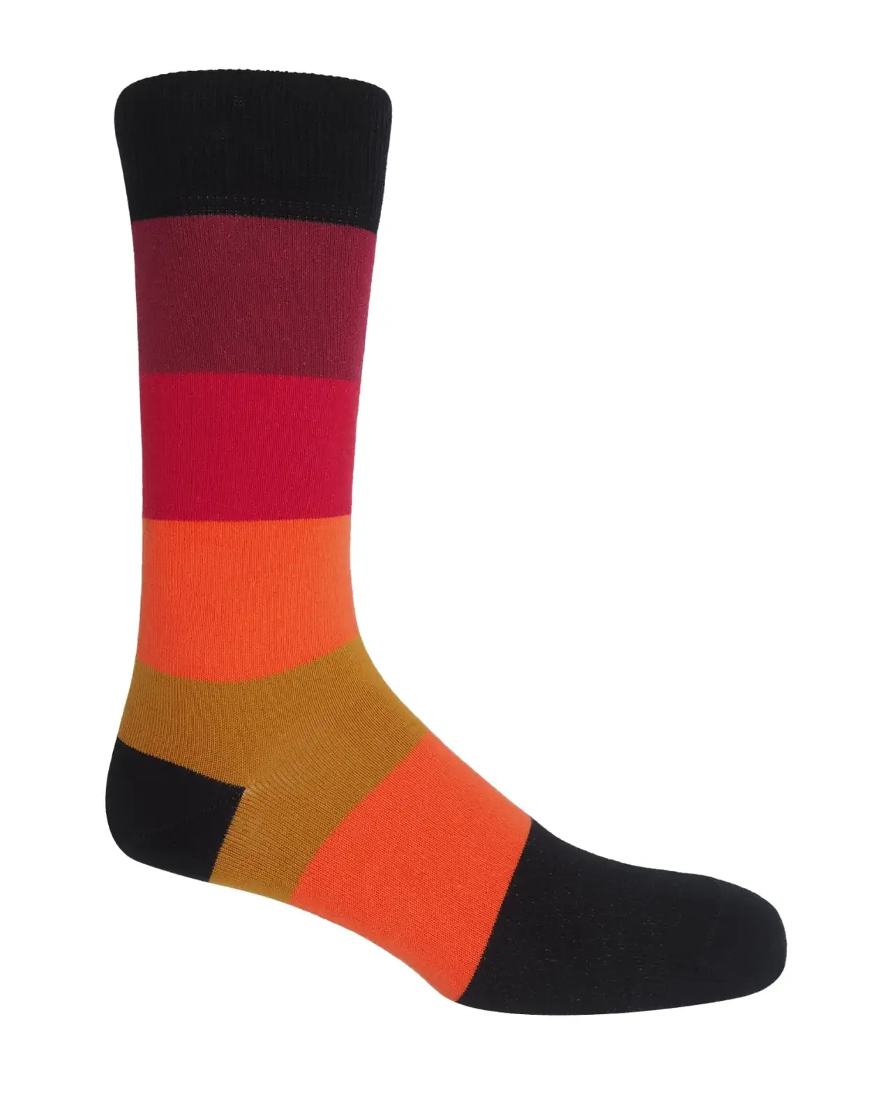 Men PEPER HAROW Block Stripe Mens Socks - Volcano £16.00