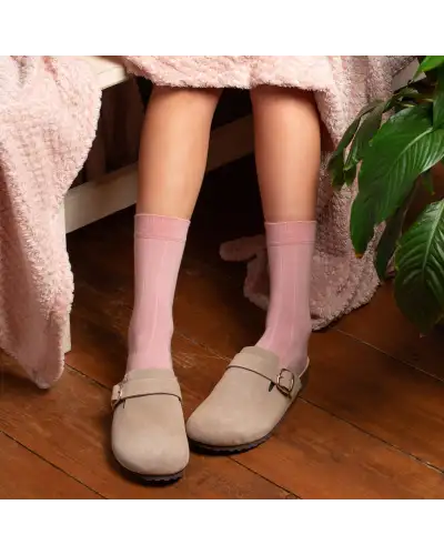 Women PEPER HAROW Indulgent Cashmere Womens Socks - Pink £18.00