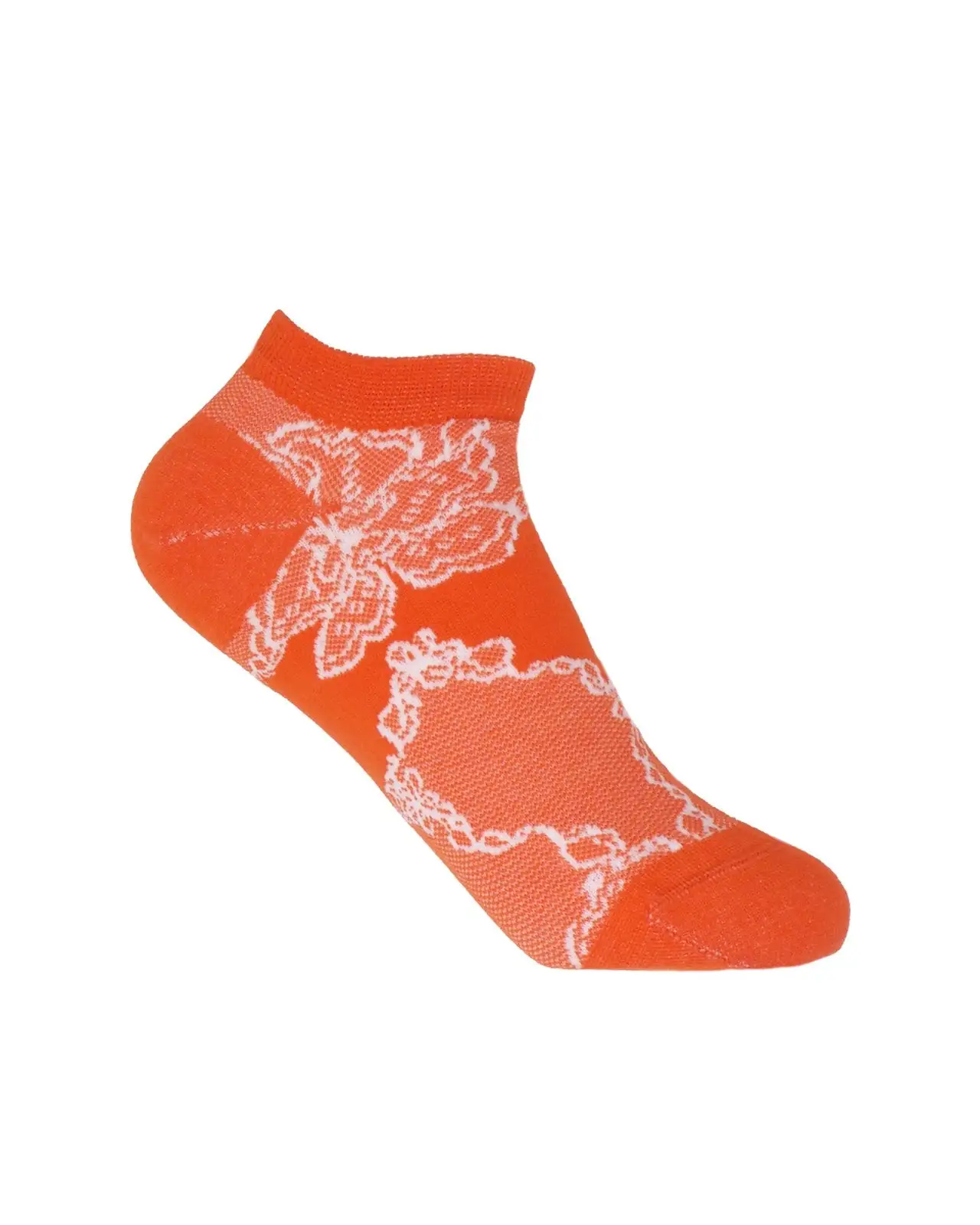 Women PEPER HAROW Delicate Womens Trainer Socks - Orange £11.00