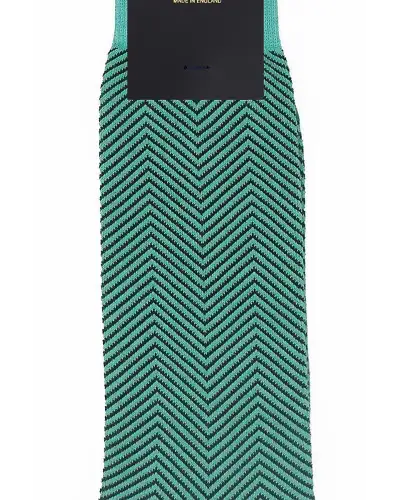 Men PEPER HAROW Lux Taylor Mens Socks - Turquoise £16.00