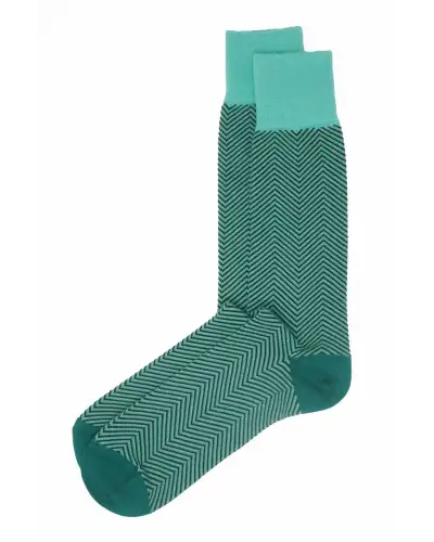 Men PEPER HAROW Lux Taylor Mens Socks - Turquoise £16.00