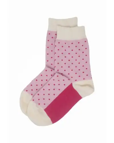 Women PEPER HAROW Pin Polka Womens Socks - Pink £15.00