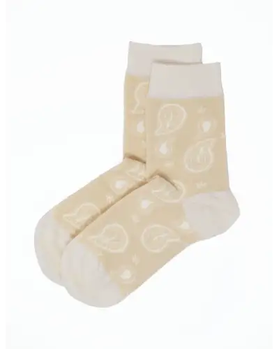 Women PEPER HAROW Paisley Womens Socks - Beige £15.00