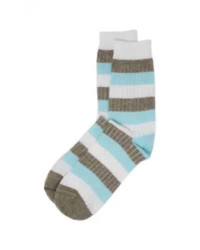 Women PEPER HAROW Chord Womens Socks - Turquoise £13.00