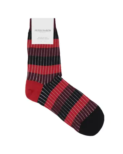 Women PEPER HAROW Chord Womens Socks - Red £13.00