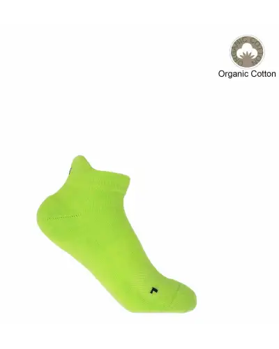 Women PEPER HAROW Organic Womens Trainer Sport Socks - Neon £11.00