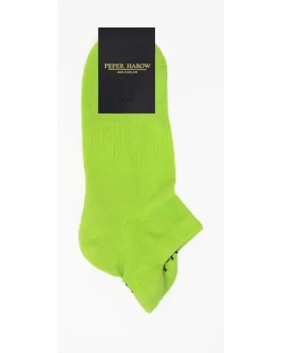 Men PEPER HAROW Organic Mens Trainer Sport Socks - Neon £14.00