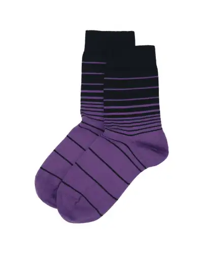 Women PEPER HAROW Retro Stripe Womens Socks - Purple £15.00
