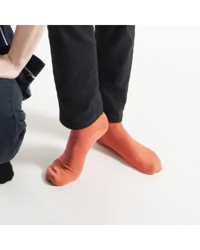 Men PEPER HAROW Classic Mens Socks - Salmon £16.00