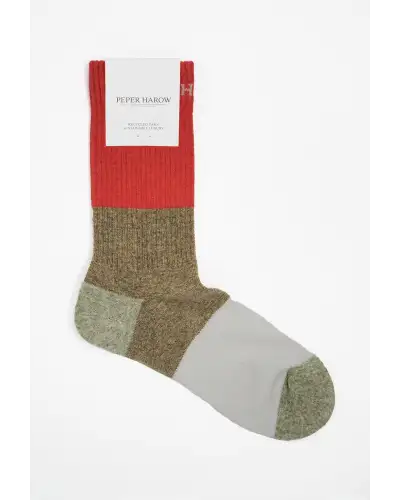 Women PEPER HAROW Recycled Womens Sport Socks - Coral £13.00