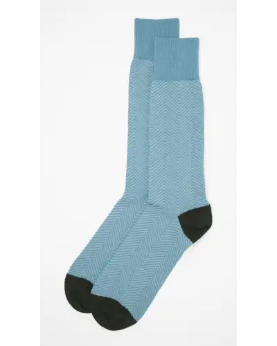 Men PEPER HAROW Lux Taylor Mens Socks - Sky £16.00