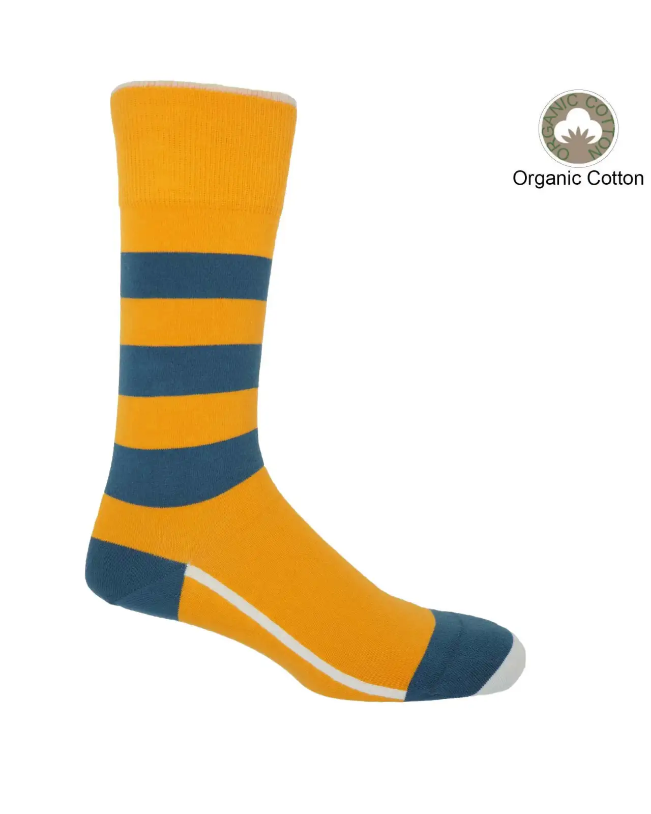 Men PEPER HAROW Equilibrium Organic Mens Socks - Yellow £17.00