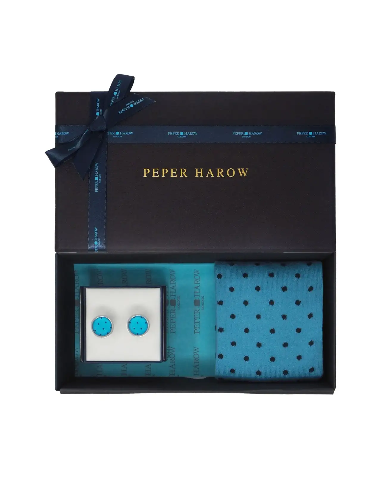 Gents PEPER HAROW Azure Mens Cufflink Gift Box £41.00