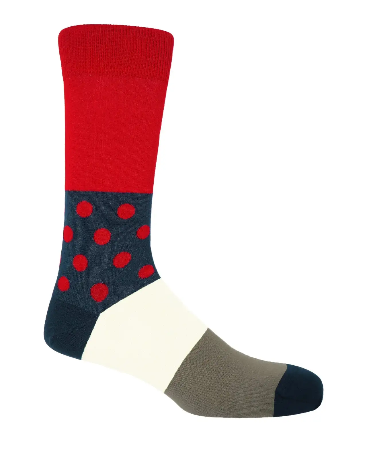 Men PEPER HAROW Mayfair Mens Socks - Scarlet £16.00
