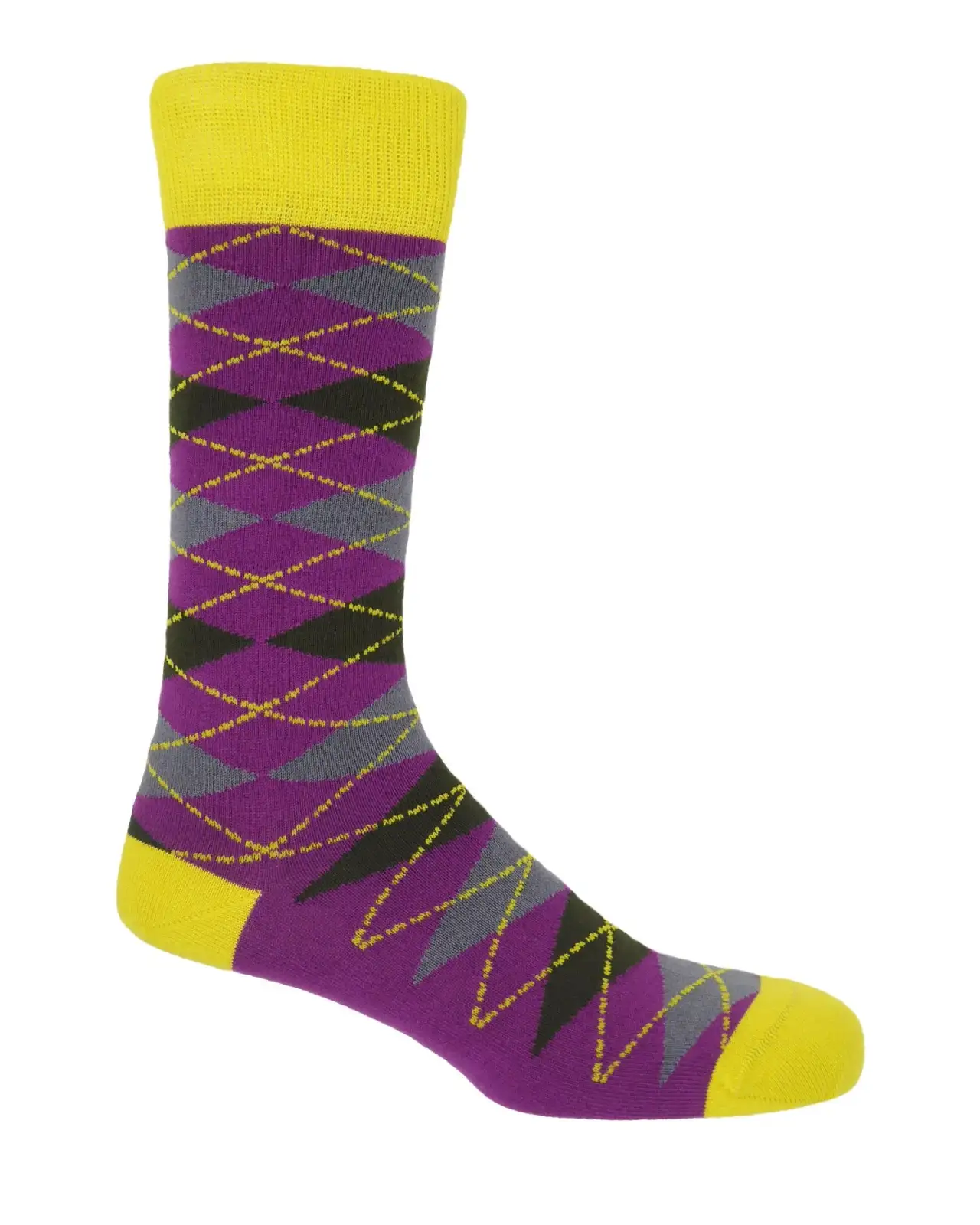 Men PEPER HAROW Argyle Mens Socks - Sunshine £16.00