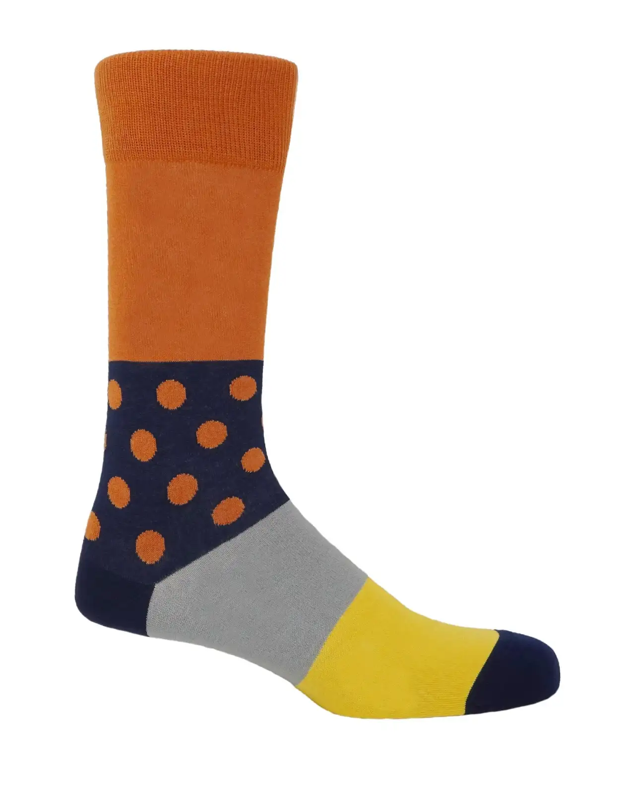Men PEPER HAROW Mayfair Mens Socks - Burnt Orange £16.00