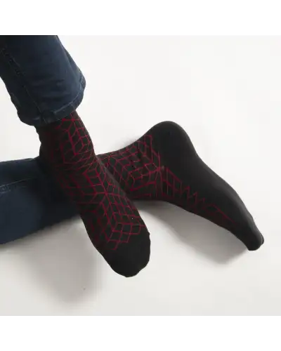 Men PEPER HAROW Puzzle Mens Socks - Black £16.00