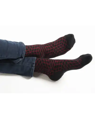 Men PEPER HAROW Puzzle Mens Socks - Black £16.00