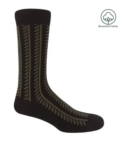 Men PEPER HAROW Vector Stripe Mens Socks - Black £14.00