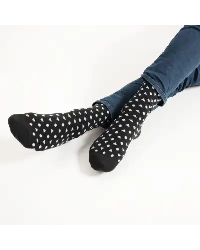 Men PEPER HAROW Confetti Mens Socks - Black £14.00