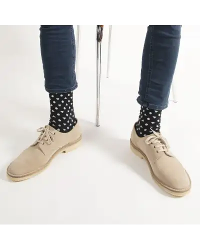 Men PEPER HAROW Confetti Mens Socks - Black £14.00