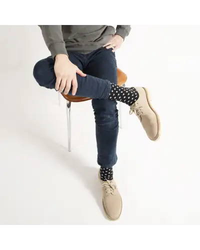 Men PEPER HAROW Confetti Mens Socks - Black £14.00