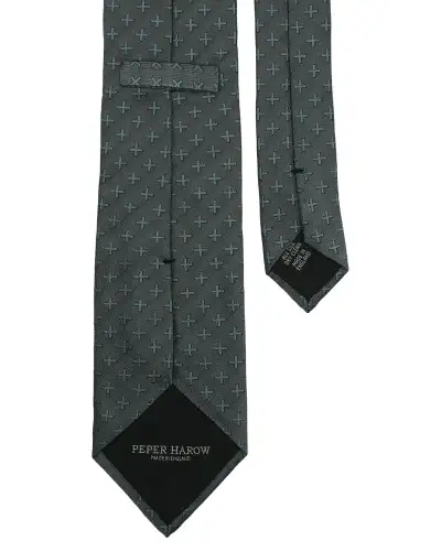 Gents PEPER HAROW Grey Crosslet Tie Socks Mens Gift Box £77.00