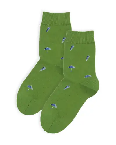 Women PEPER HAROW Umbrella Womens Socks - Green £15.00