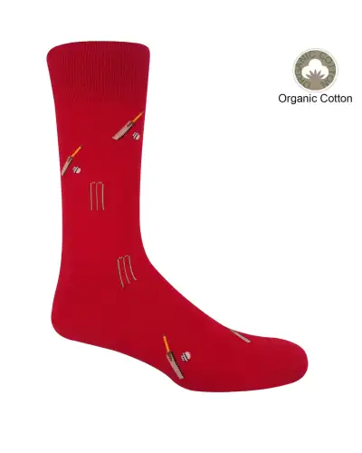 Men PEPER HAROW Cricket Mens Socks - Red £17.00