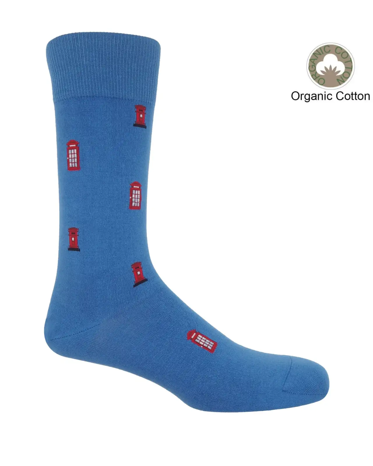 Men PEPER HAROW Post Box Mens Socks - Blue £17.00