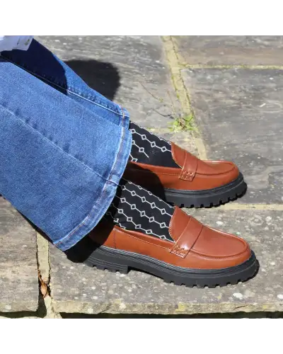 Women PEPER HAROW Beads Womens Socks - Black £15.00