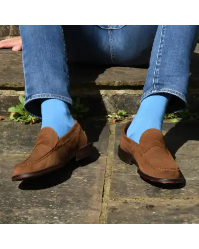 Men PEPER HAROW Mix Tape Mens Socks - Blue £16.00