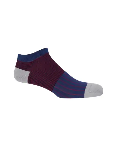 Gents PEPER HAROW Mens Trainer Socks Gift Box - Oxford Stripe £76.00