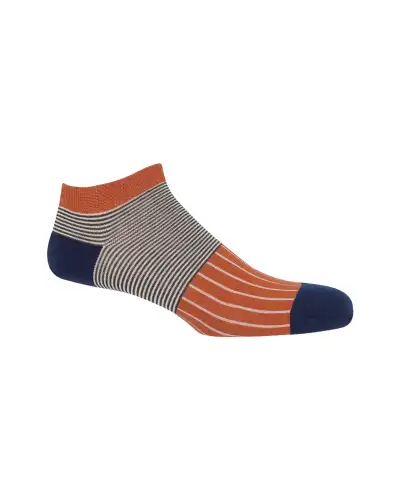 Gents PEPER HAROW Mens Trainer Socks Gift Box - Oxford Stripe £76.00