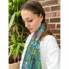 Scarves Fox and Chave Forest Light Silk Habotai Scarf £42.00