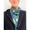 Scarves Fox and Chave Forest Light Silk Habotai Scarf £42.00