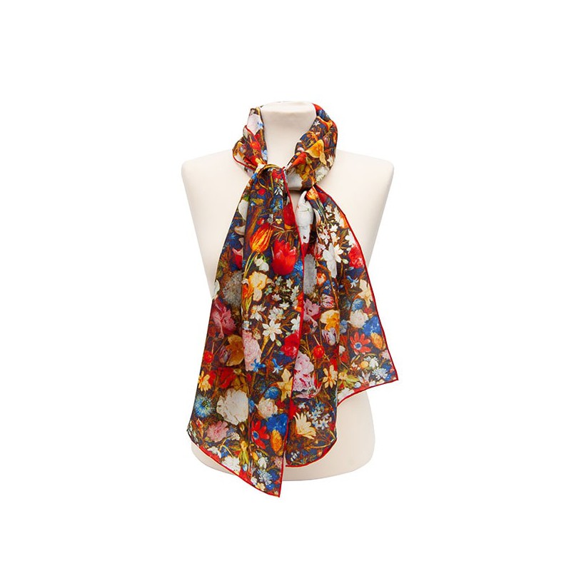 Scarves Fox and Chave Van Brueghel Silk Habotai Scarf £41.00