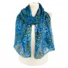 Scarves Fox and Chave De Morgan Peacock Feathers Silk Habotai Scarf £50.00