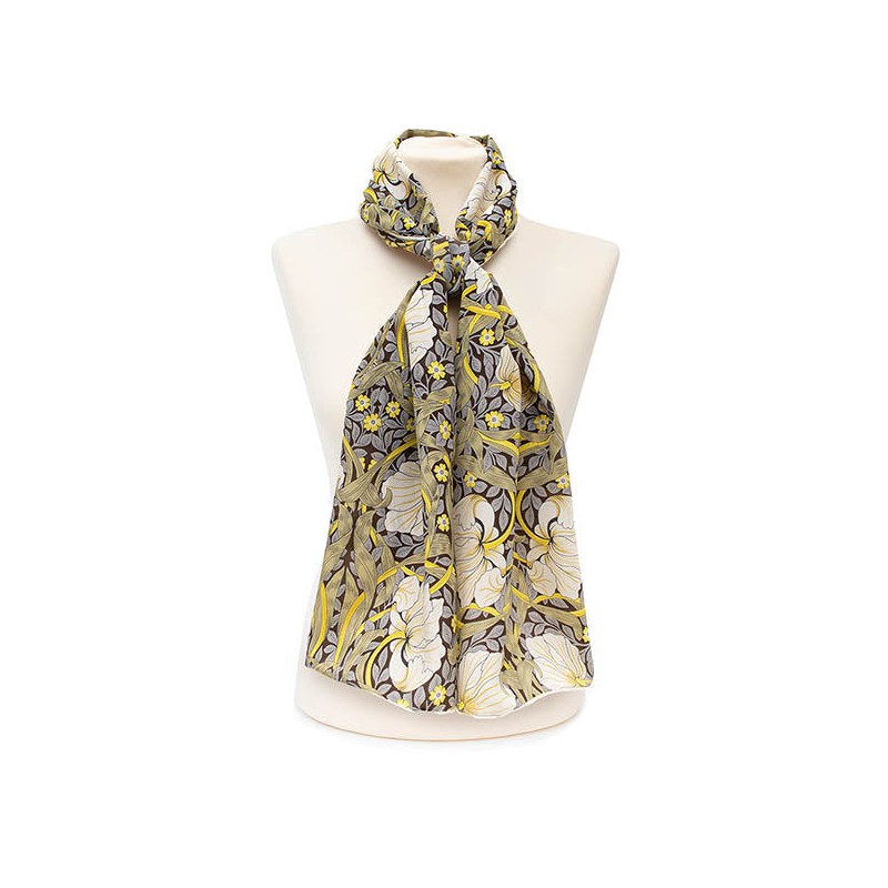 Scarves Fox and Chave Morris Pimpernel Crepe De Chine Scarf £45.00