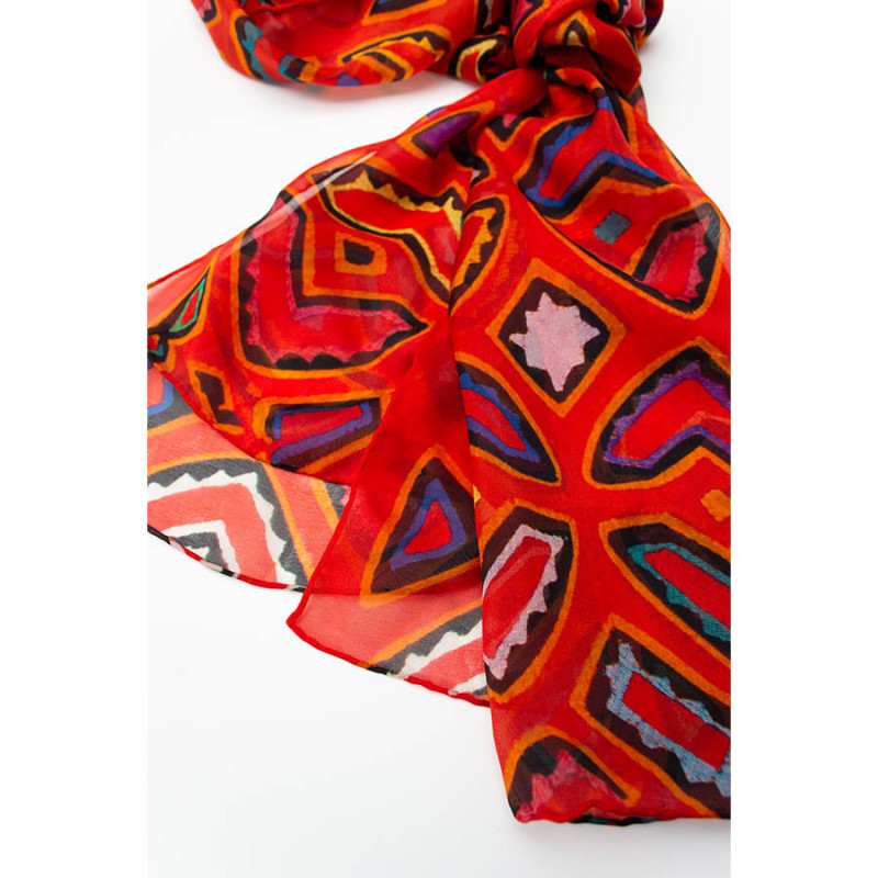 Scarves Fox and Chave Mola Butterflies Chiffon Scarf £52.00